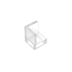 Wall Corner 1 x 1 x 1 #6231 Trans-Clear Gobricks