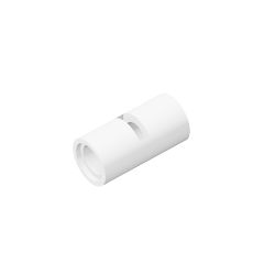 Pin Connector Round 2L With Slot (Pin Joiner Round) #62462 White