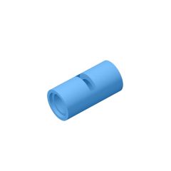 Pin Connector Round 2L With Slot (Pin Joiner Round) #62462 Medium Blue