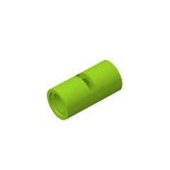 Pin Connector Round 2L With Slot (Pin Joiner Round) #62462 Lime