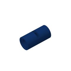 Pin Connector Round 2L With Slot (Pin Joiner Round) #62462 Dark Blue