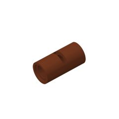 Pin Connector Round 2L With Slot (Pin Joiner Round) #62462 Reddish Brown 10 pieces