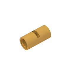 Pin Connector Round 2L With Slot (Pin Joiner Round) #62462 Pearl Gold