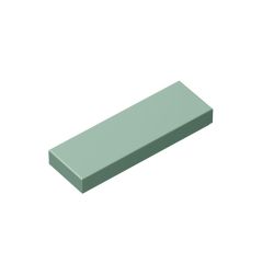 Tile 1 x 3 #63864 Sand Green 10 pieces