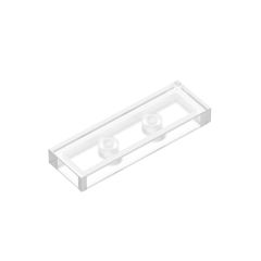 Tile 1 x 3 #63864  Trans-Clear Gobricks