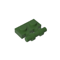 Plate Special 1 x 2 Side Handle -Free Ends #2540 Army Green Gobricks 1 KG