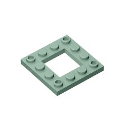 Plate Special 4 x 4 with 2 x 2 Cutout #64799 Sand Green