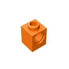 Technic Brick 1 x 1 #6541 Orange