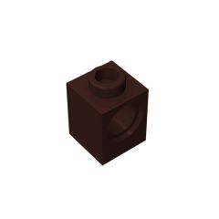 Technic Brick 1 x 1 #6541 Dark Brown