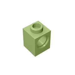 Technic Brick 1 x 1 #6541 Olive Green
