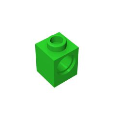 Technic Brick 1 x 1 #6541 Bright Green