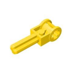 Technic Axle 1.5 with Perpendicular Axle Connector (Technic Pole Reverser Handle) #6553 Yellow