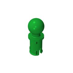 Technic Pin with Friction Ridges Lengthwise and Towball #6628 Green