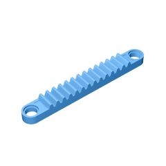 Technic Gear Rack 1 x 8 with Holes #6630