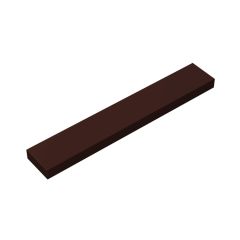 Tile 1 x 6 with Groove #6636 Dark Brown