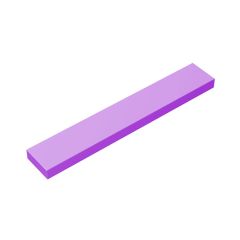 Tile 1 x 6 with Groove #6636 Medium Lavender