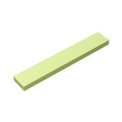 Tile 1 x 6 with Groove #6636 Yellowish Green