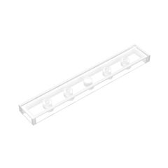 Tile 1 x 6 with Groove #6636 Trans-Clear