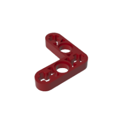 Technic Beam 3 x 3 L-Shape Thin #32056 Dark Red Gobricks