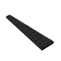 Wedge Plate 12 x 3 Right #47398 Black
