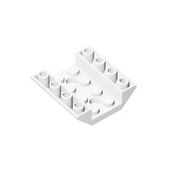 Slope Inverted 45 4 x 4 Double with 2 Holes #72454 White Gobricks