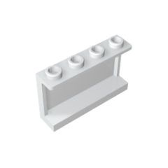 Panel 1 x 4 x 2 with Side Supports - Hollow Studs #14718