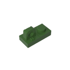 Hinge Plate 1 x 2 Locking With 1 Finger On Top #30383 Army Green Gobricks 1 KG