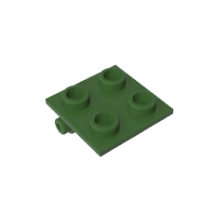 Hinge Brick 2 x 2 Top Plate Thin #6134  Army Green Gobricks  1KG
