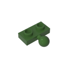 Plate Special 1 x 2 with 5.9mm Centre Side Towball #14417  Army Green Gobricks  1KG