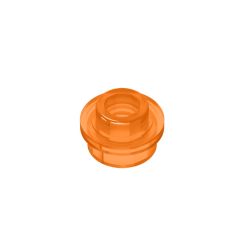 Plate, Round 1 x 1 with Open Stud #85861 Trans-Orange