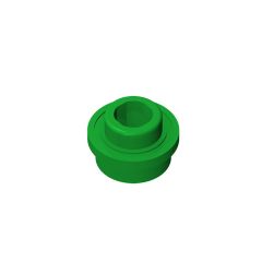 Plate, Round 1 x 1 with Open Stud #85861 Green