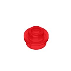 Plate, Round 1 x 1 with Open Stud #85861 Trans-Red