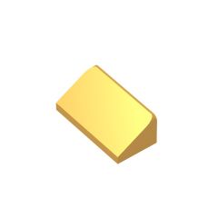 Slope 30 1 x 2 x 2/3 #85984 Pearl Gold 1/4 KG