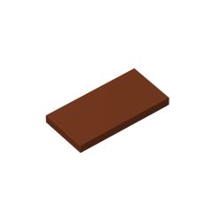 Tile 2 x 4 with Groove #87079 Reddish Brown 10 pieces