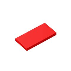 Tile 2 x 4 with Groove #87079 Red