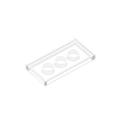 Tile 2 x 4 with Groove #87079 Trans-Clear