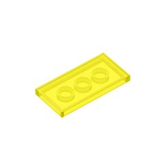 Tile 2 x 4 with Groove #87079 Trans-Yellow