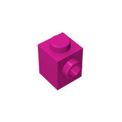Brick Special 1 x 1 with Stud on 1 Side #87087 Magenta