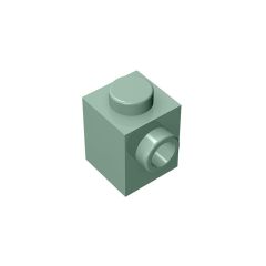 Brick Special 1 x 1 with Stud on 1 Side #87087 Sand Green