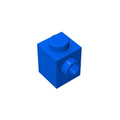 Brick Special 1 x 1 with Stud on 1 Side #87087 Blue