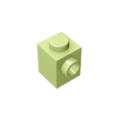 Brick Special 1 x 1 with Stud on 1 Side #87087 Yellowish Green