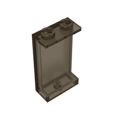 Panel 1 x 2 x 3 - Side Supports / Hollow Studs #87544  Trans-Black Gobricks