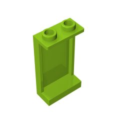 Panel 1 x 2 x 3 - Side Supports / Hollow Studs #87544 Lime