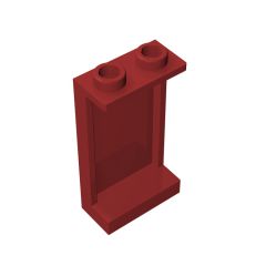 Panel 1 x 2 x 3 - Side Supports / Hollow Studs #87544 Dark Red