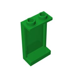 Panel 1 x 2 x 3 - Side Supports / Hollow Studs #87544 Green