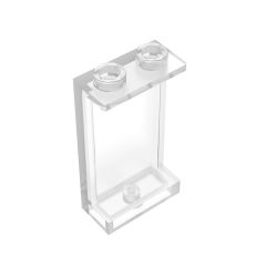 Panel 1 x 2 x 3 - Side Supports / Hollow Studs #87544 Trans-Clear