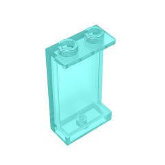 Panel 1 x 2 x 3 - Side Supports / Hollow Studs #87544 Trans-Light Blue