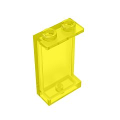 Panel 1 x 2 x 3 - Side Supports / Hollow Studs #87544 Trans-Yellow