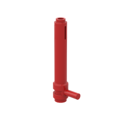 Cylinder 1 x 5 1/2 with Handle (Friction Cylinder) #87617 Red