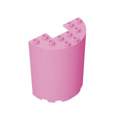 Cylinder Half 3 x 6 x 6 with 1 x 2 Cutout #87926